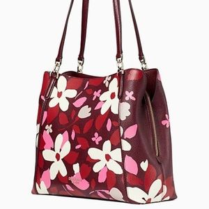New Kate Spade Jackson Forest Floral medium purse